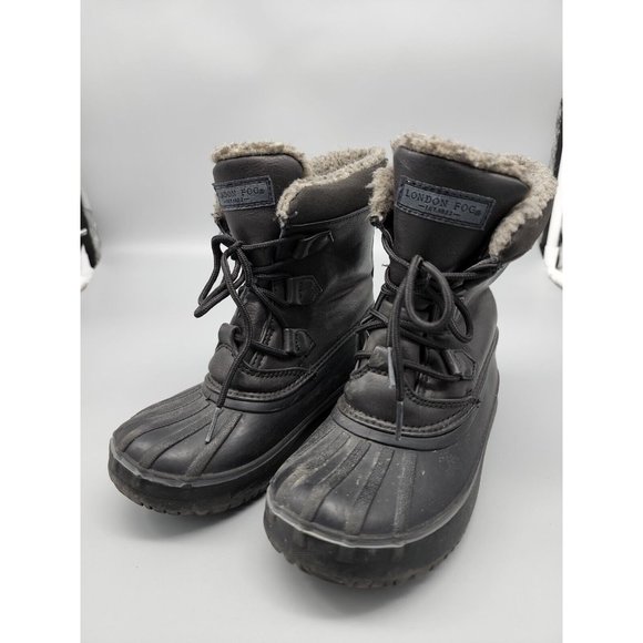 London Fog Shoes London Fog Duck Snow Boots Boys Size 3 Black Oxford Winter Poshmark